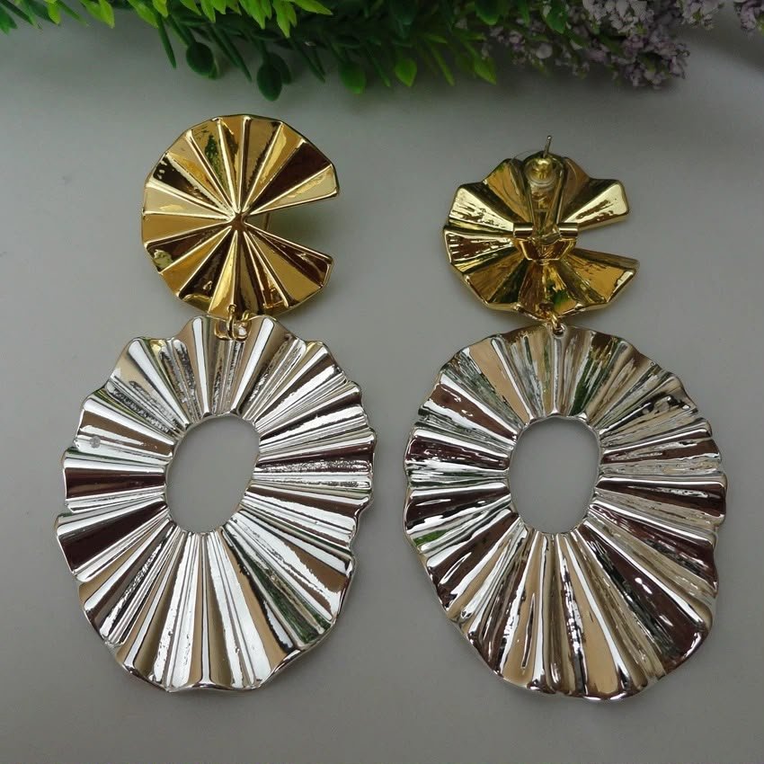Bold statement earrings